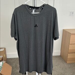 Adidas Men's Dark Gray Short Sleeve Tee